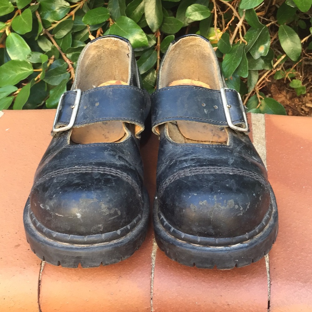 Vintage Gripfast Black Mary Janes